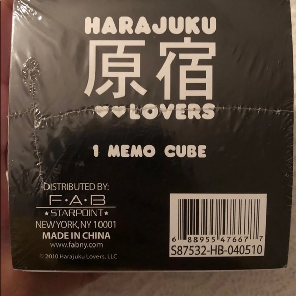 Harajuku Lovers memo cube - Picture 3 of 3